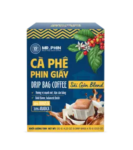 DRIP BAG COFFEE – SAI GON BLEND (80% Robusta – 20% Arabica)