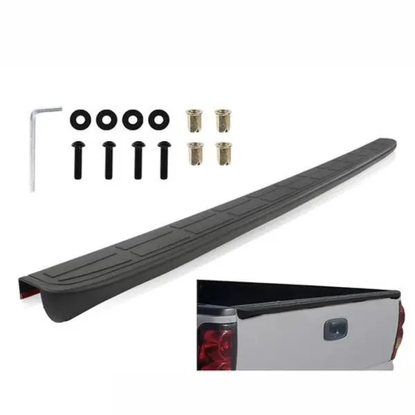 CROSSDESIGN Tailgate Spoiler Cap Molding Top Protector, Truck Accessories, Auto Replacement Body Part for 1999-2007 Silverado Sierra US Models