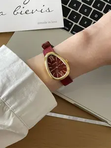 New Vintage Oval Quartz Watch for Women, Fashionable Casual Student Watch, Perfect Gift for Couples, Valentine's Day, Back-To-School Season