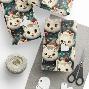 Christmas Happy Cat Wrapping Papers
