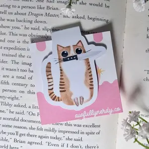 Killer Kitty Dual Sided Magnetic Bookmark shop