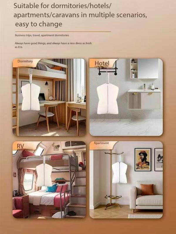 Portable Clothes Dryer Compact 1000w Mini Dryer Machine for Apartment RV Travel with Dry Bag Hook for Light Clothes Underwear