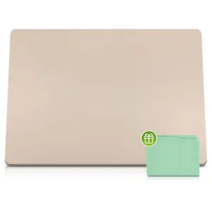 Large Silicone Mat 28" x 20" Multipurpose Mat Thick Heat Resistant, Kitchen Counter Mat Waterproof - Coffee Machine, Glass Top Stove Cover Countertop Protector for Air Fryer, Baking mat (Beige)