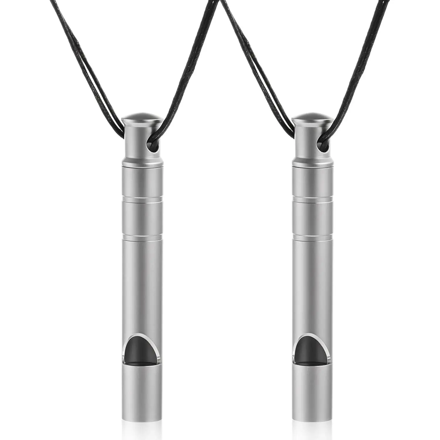 2 count Whistle, 120DB Hiking Whistle Safety Whistles with Lanyard for Hiking, Camping, and 2 count Whistle, 120DB Hiking Whistle Safety Whistles with Lanyard for Hiking, Camping, and