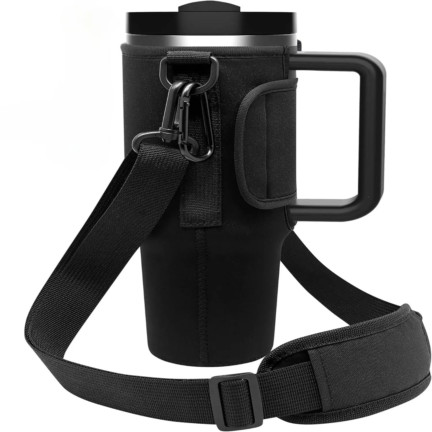 Portable Water Bottle Holder, Large Capacity Insulated Cup Cover, Water Bottle Bag for Outdoor Sports, Running Supplies, Drinkware