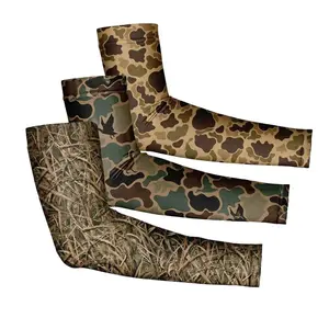 Pack 3 Duck Hunting Camo UPF 50+ UV Protection, Duck Hunting Camo Arm Sleeves UPF 50+ UV Sun Protection Cooling Sleeves, camo Sun Protection UV Garden Arm Sleeves