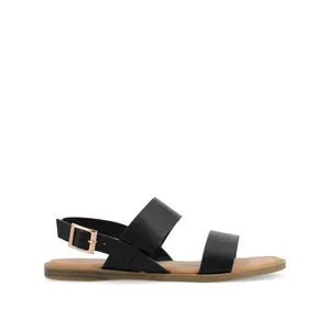 LAVINE SANDALS IN VEGAN LEATHER - Black