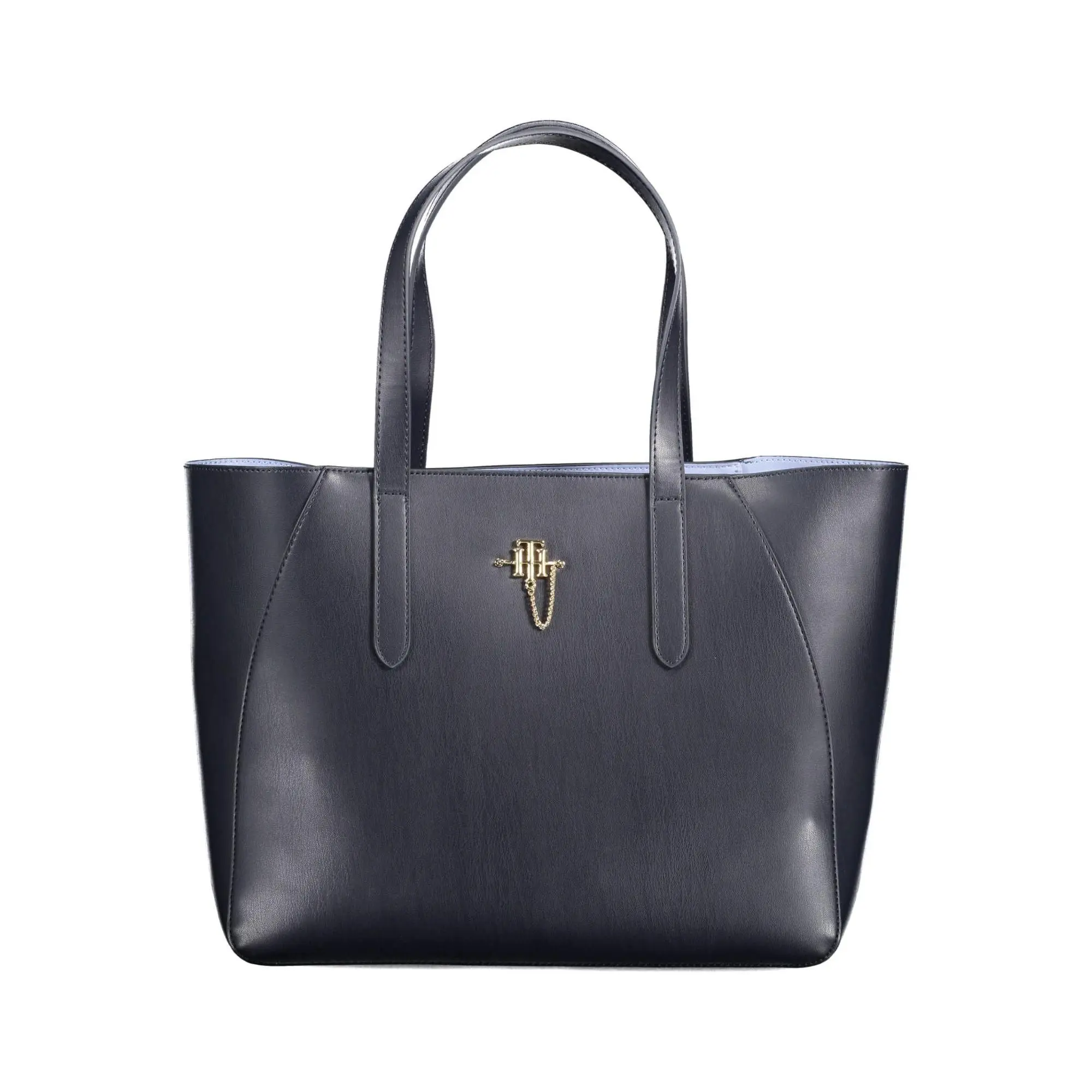 Tommy Hilfiger Blue Polyurethane Handbag