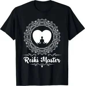 Reiki Master - Holistic Healer Chakra Healing Meditation Summer Casual Shortsleeve Cotton T-Shirt