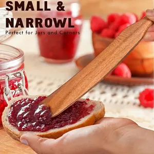 High-Quality Wooden Scraper, Bowl Scraper, BPA-Free, Food-Grade, Durable, Non-Stick Pots, Ergonomic Handle, Heat Resistant, Perfect Gift