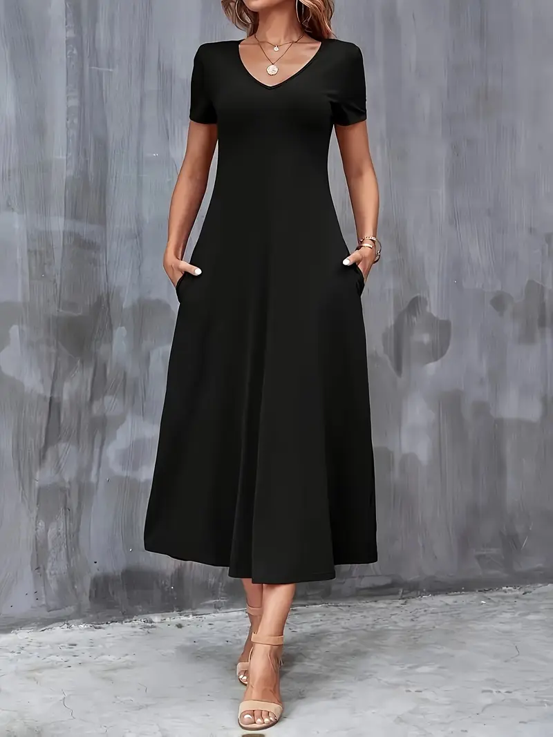 basic black dress - TikTok Shop