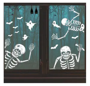 140PCS Halloween Window Clings Decor for Halloween Decorations