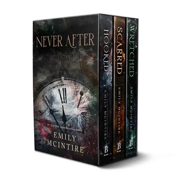 Never After Series Boxed Set - Books 1-3: Hooked, Scarred, Wretched - New York Times Bestselling Author Emily McIntire Dark Seductive Bloom Books Paperback Novel, English Edition