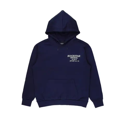 Damek Navy Graphic Hoodie