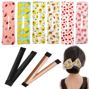 8PCS Magic Donut Bun Maker - Candy Colours Round Deft Bun Clips & Hair Curler, Lazy Hair Accessories for Women & Girls