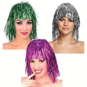 Foil hairpiece – shiny hair accessory