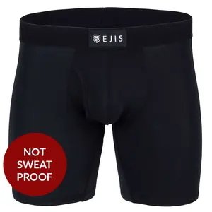 Essential Men's Boxer Briefs Underwear with Fly (1 Pack)