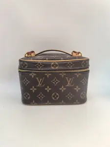 Pre-owned Louis Vuitton canvas Toiletry Bags Monogram Nice MINI Vanity XP02426 【BF 12Z】