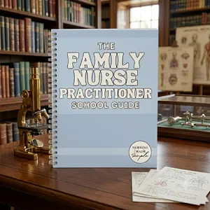Family Nurse Practitioner School Guide, FNP Learning Handbook, Nursing Education Resource and Clinical Reference Book