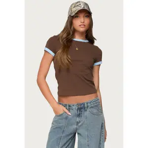 Zeke Contrast T Shirt