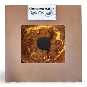 Carlotta's Bakery Authentic New York Round Coffee Cakes (24 Oz, Cinnamon Walnut)