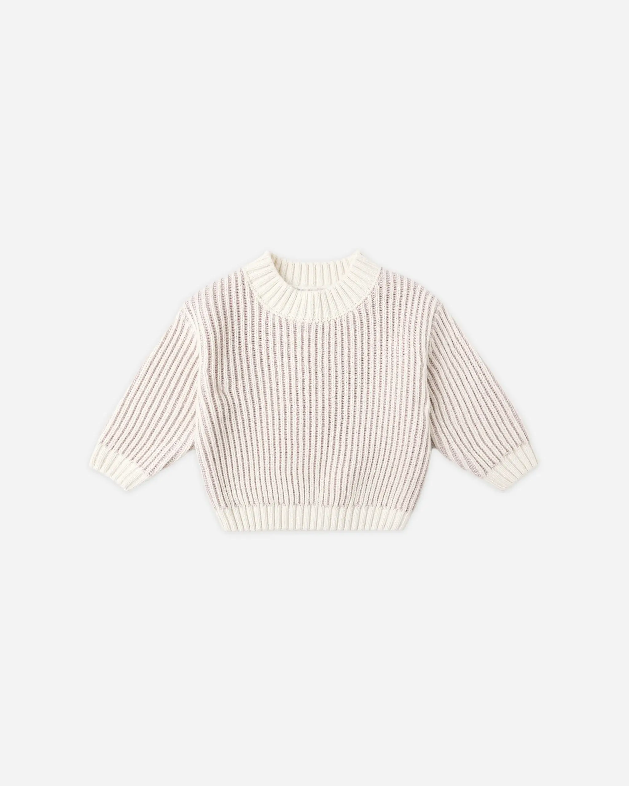 Lilac Relaxed Knit Sweater