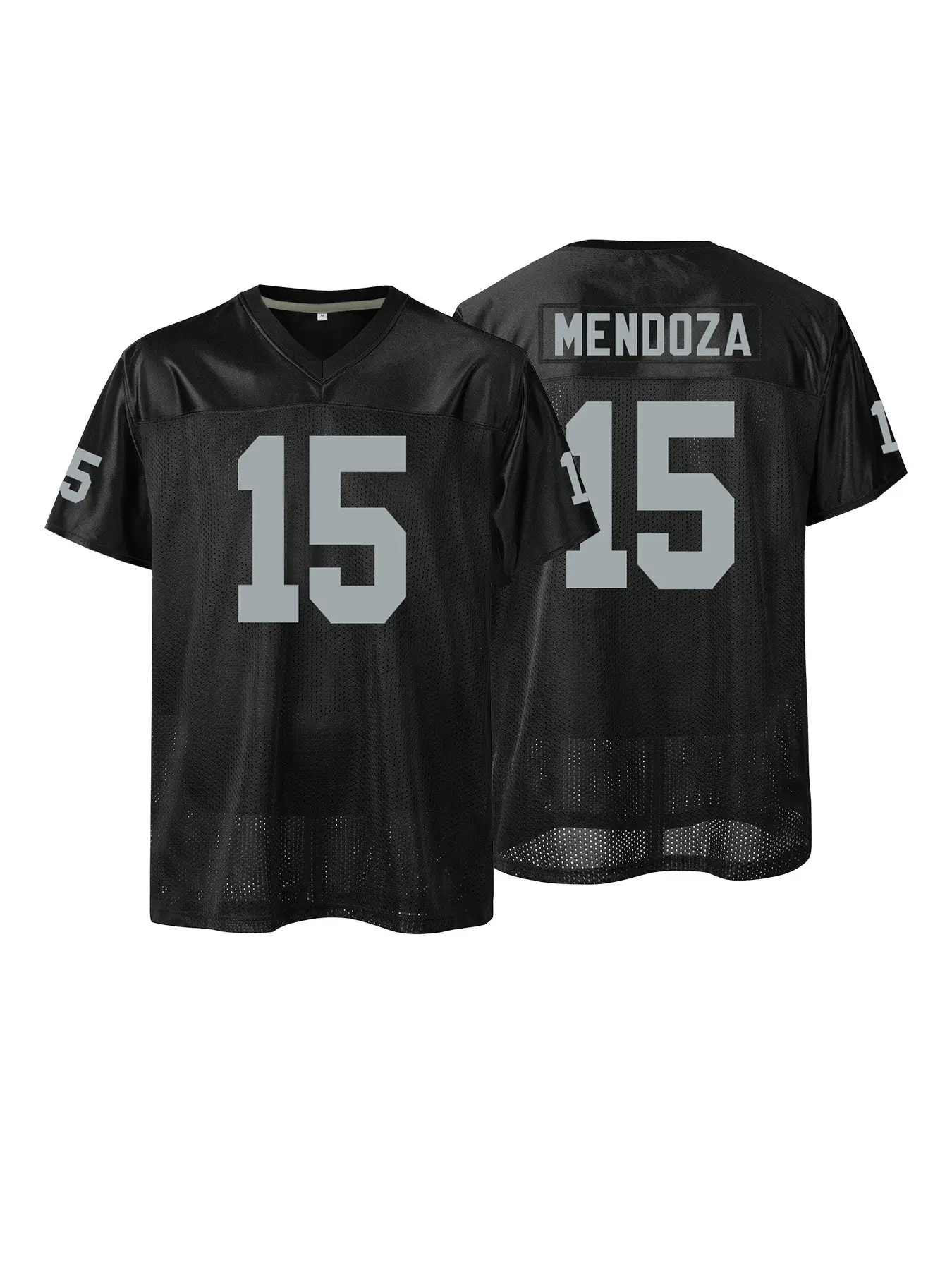 Men's Las Vegas#15 Embroidered American Football Sporty Jersey Loose Breathable Short Sleeve Pullover Sportswear Classic Retro Mesh Shirts For Adults Soccer Uniform Suitable for Street Wear Hip Hop Football Style Daily Party Training Embroidered Jerseys