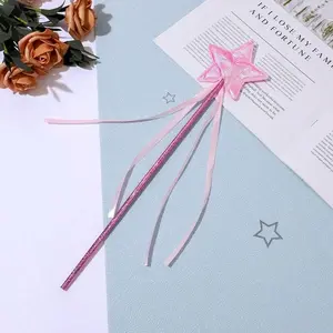 Princess Magic Wand Set, Shiny Star Fairy Wands, Party Gift, Easter, Birthday, Wedding, Anniversary Celebration, Theme Party Props, Role Play