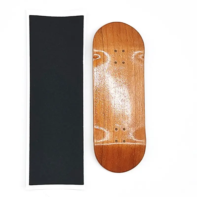 Professional Maple Fingerboard Non Slip Deck 100x34mm, Unisex Skateboard No Slip Grip Tape, Single-Pack, Model Xinghao Sp, No Battery Included