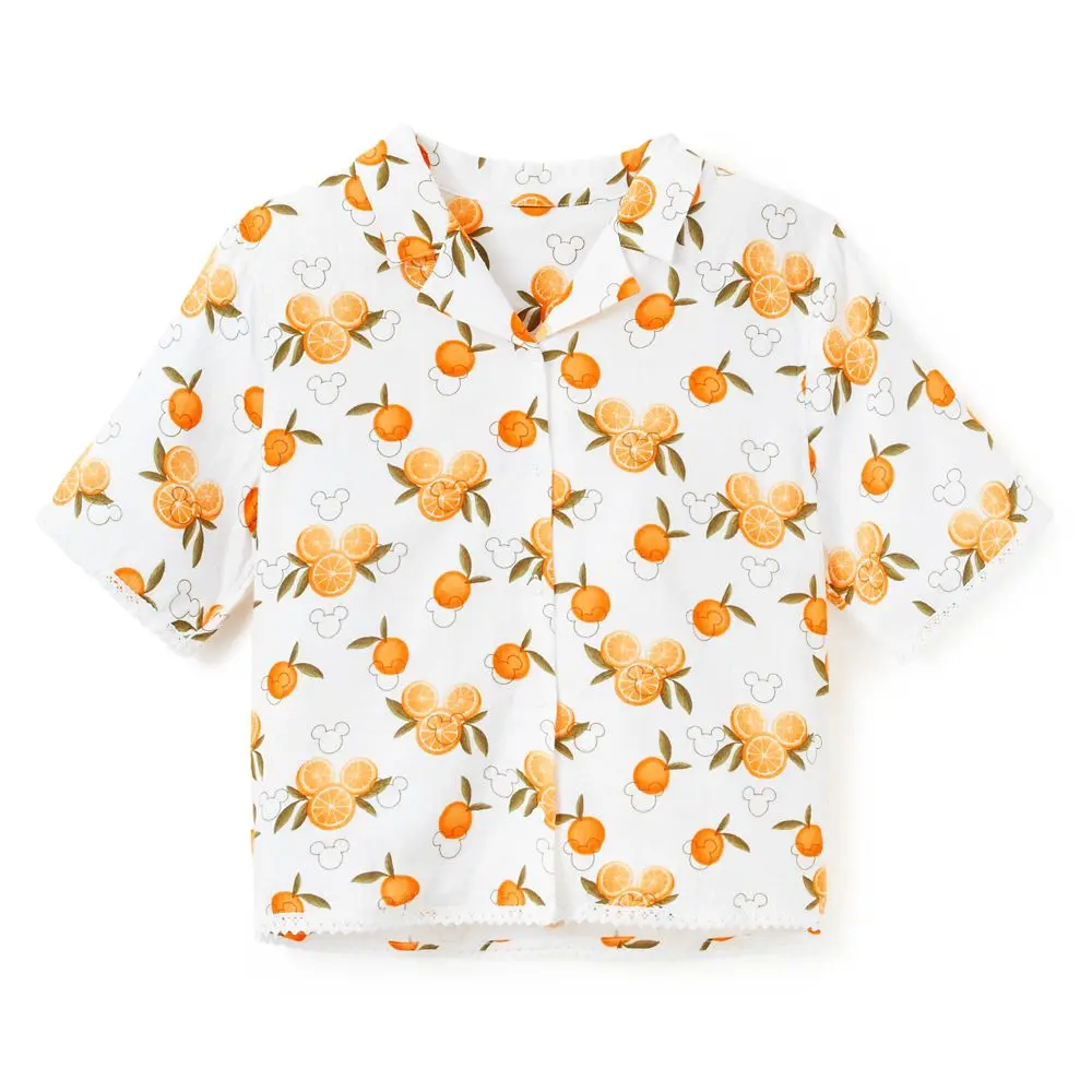 Disney Store Mickey Mouse Icon Oranges Shirt for Women