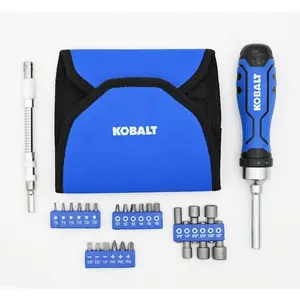Kobalt 27-Piece Ratcheting Multi-bit Screwdriver Set - Durable and Versatile Tools for General Use