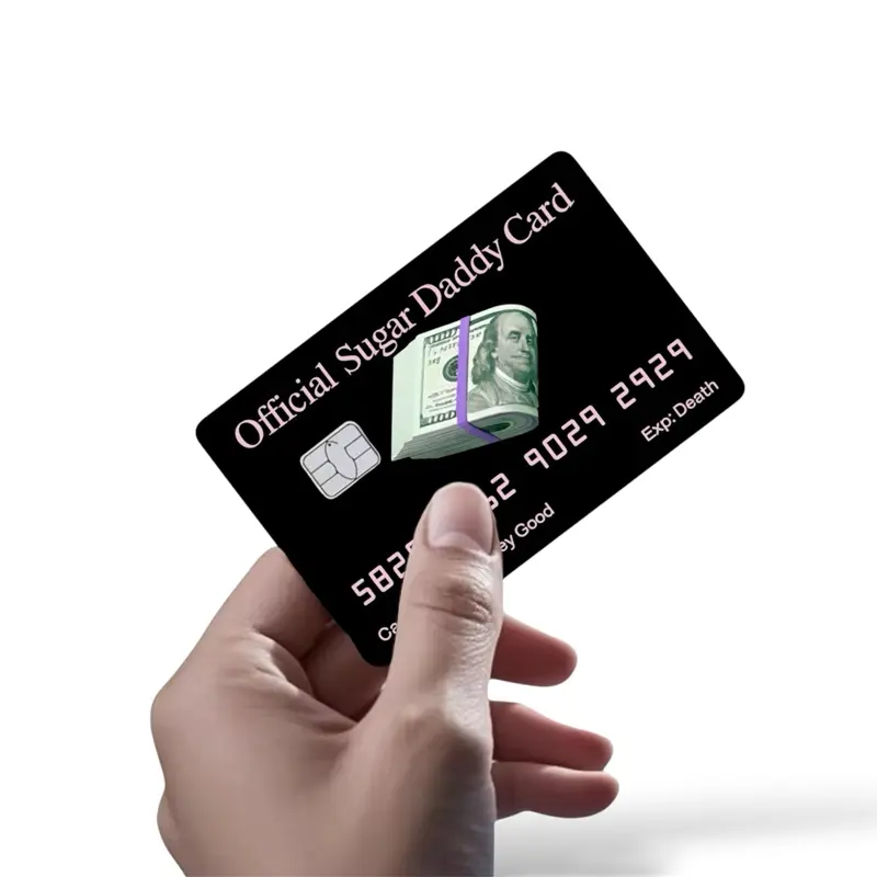 Official Sugar Daddy Card Credit Card Sticker Debit Skin Decal Cover Waterproof Vinyl Easy To Apply
