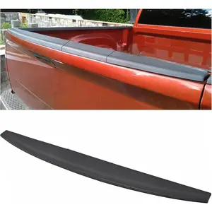 Tailgate Molding Cap Spoiler Compatible with 2009-2019 Dodge Ram 1500 2500 3500 Classic Replacement for CH1909100 55372052AH 6502632 926-578 Tail Gate Cover Top Protector Lip Trim (3Pcs)