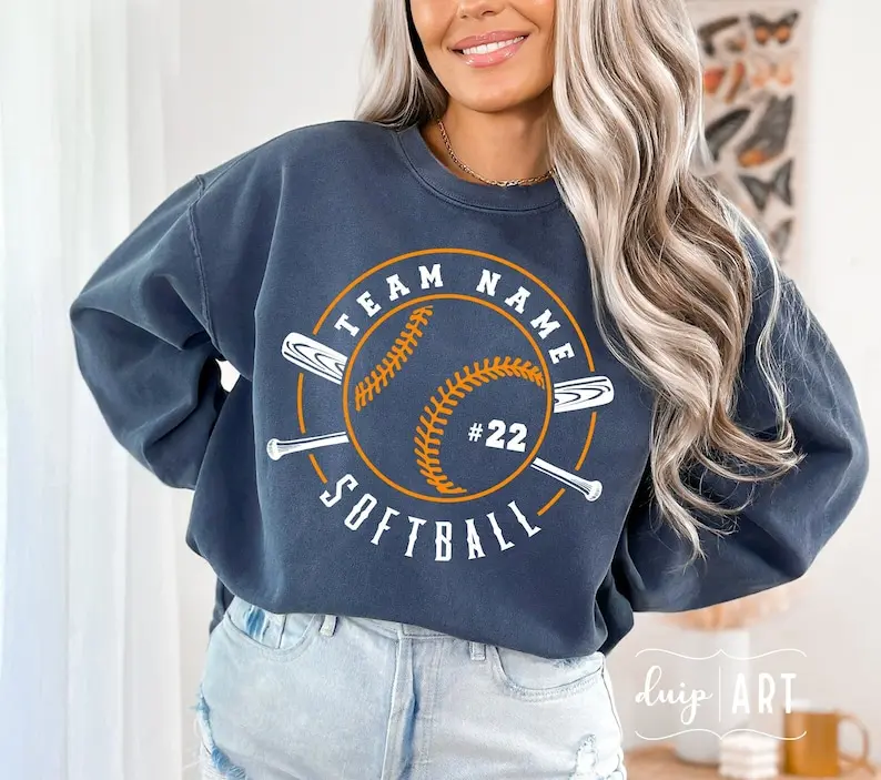 Custom Softball Shirt, Softball Team Shirt, Team Logo Shirt, Softball Shirt, Softball Mom Shirt