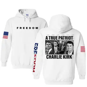 A Tribute Patriot Charlie Kirk Memorial Shirt For Men - For Women, Freedom Pride Flag Sweatshirt, Memorial Gifts Hoodie, Casual Cotton Top