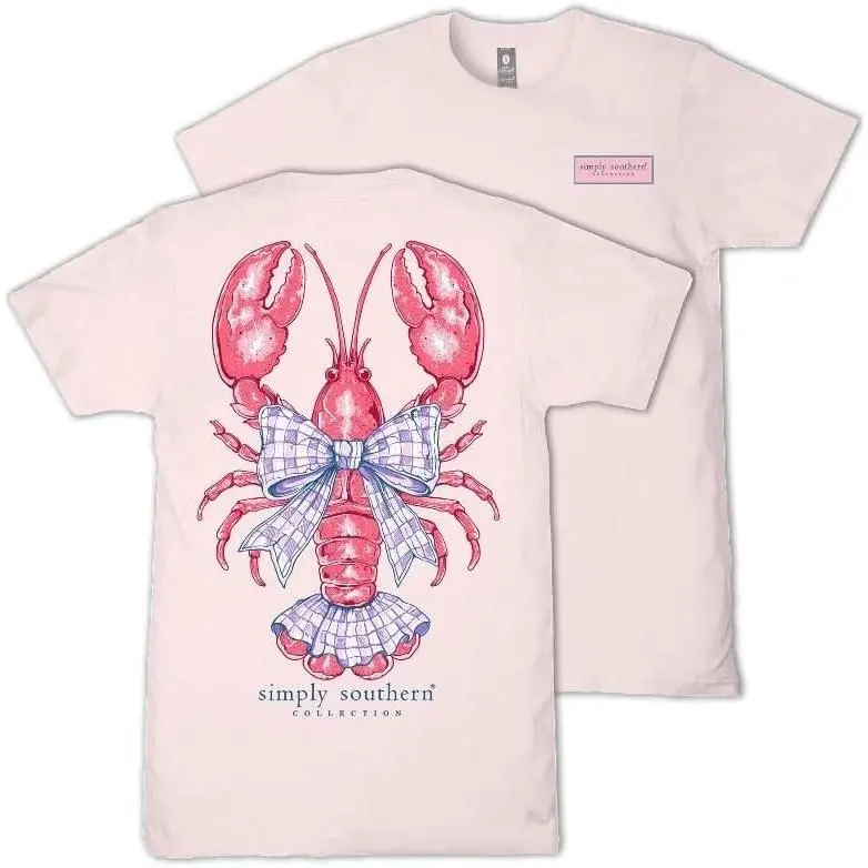 Simply Southern Lobster - Bow - Adult T-shirt