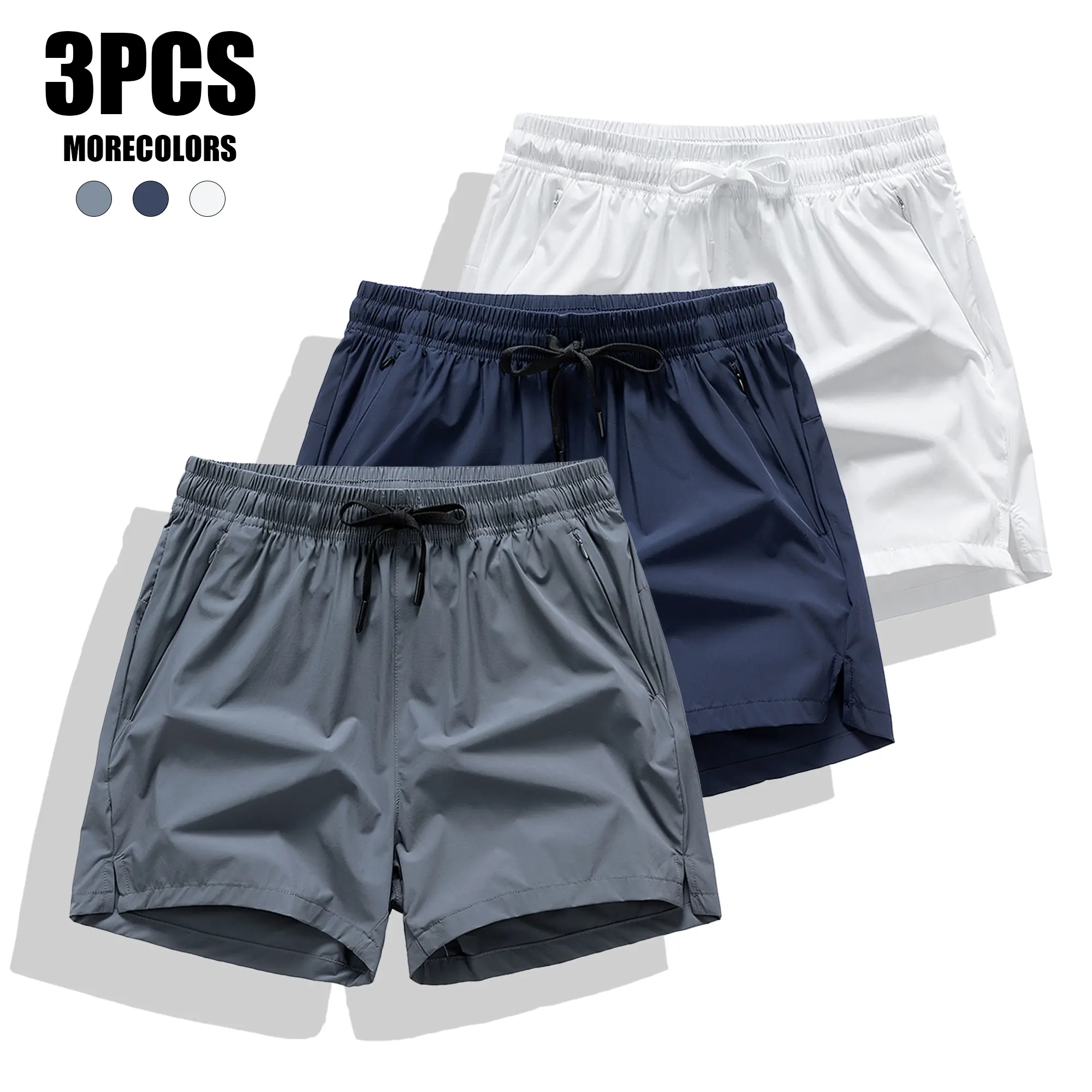 Dark gray + dark blue + white