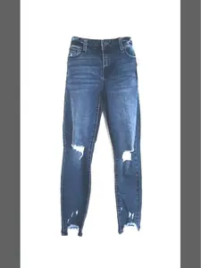 FASHION NOVA Ripped Raw Hem Skinny Jeans - Size 5/27