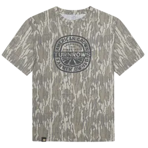 American Grown Washed Bottomland Mossy Oak Camo, Tee For Men And Women, T Shirt 3D Camo, Style T Shirt 3D Camo