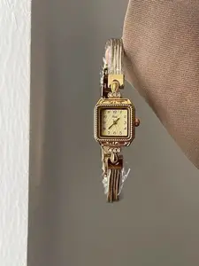 Tassel Vintage Digital Small Square Watch, Women's Luxury Chain Quartz Watch, Elegant Rectangle Analog Face, Perfect Gift