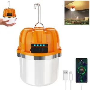 1PC Rechargeable Portable LED Camping Lantern,  Waterproof Spot Light, 3 Light Modes, Can Charge Mobile Phones,  LED Camping Lights Outdoor Camping BBQ Tents Hanging Lantern Emergency Power Bank, Outdoor Lights Electricoutdoor Lights For Patio