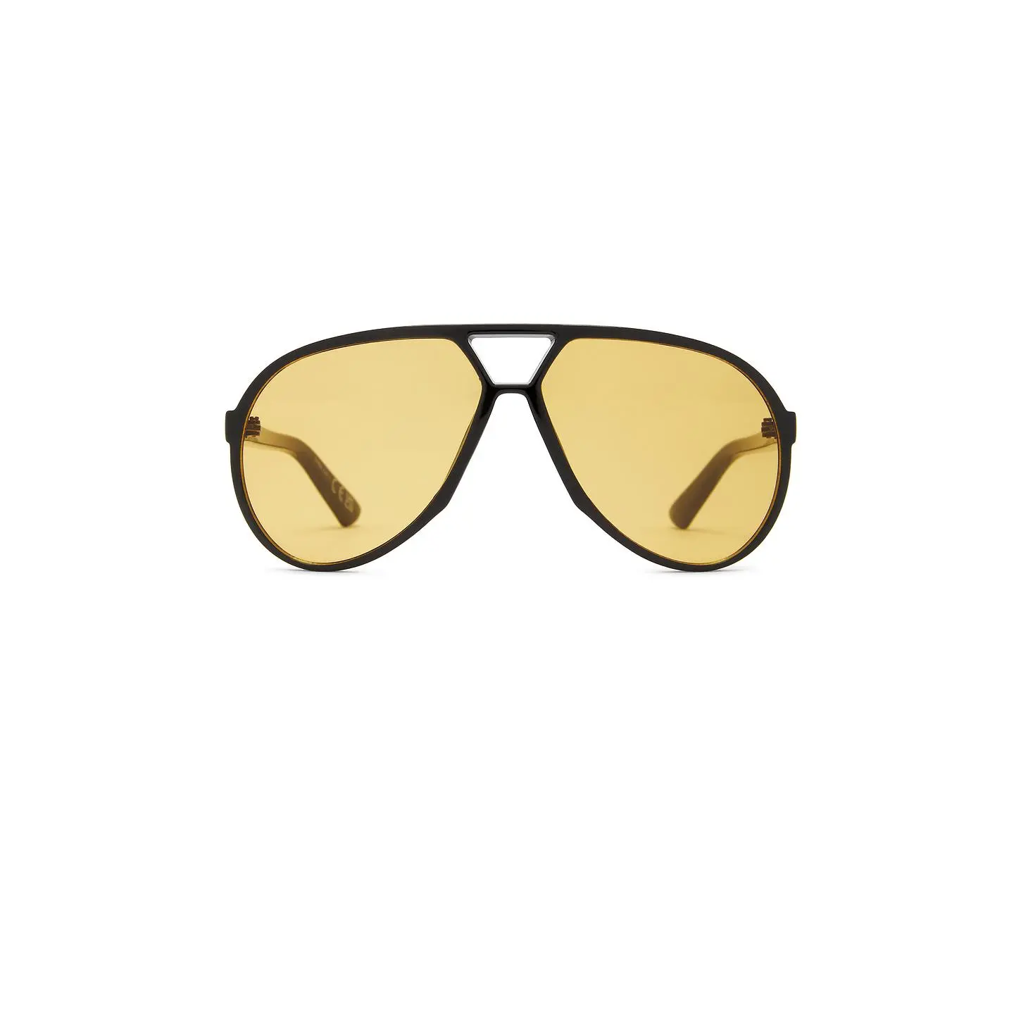 AIRE Skyveil Sunglasses in Black & Amber Tint