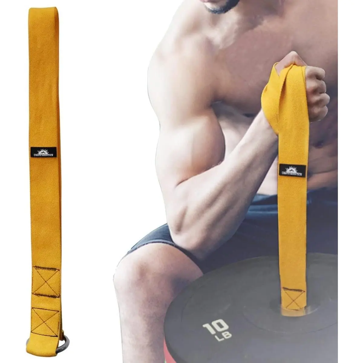 Arm Wrestling  Loading Strap for Barbells, Arm Finger Wrist Exerciser Strengthener, Forearm  Strength Workouts Tools Suitable for  and Gym JianShuLuxe