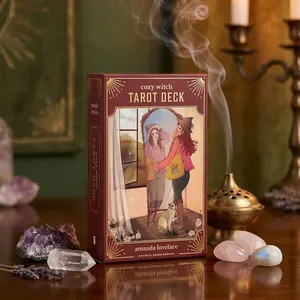 Cozy Witch Tarot Deck and Guidebook – Elevate Your Readings, Intuition and Spiritual Growth