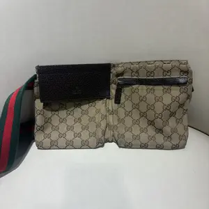 Pre-owned Canvas Crossbody Bags Gucci Brown Monogram Belt Bag