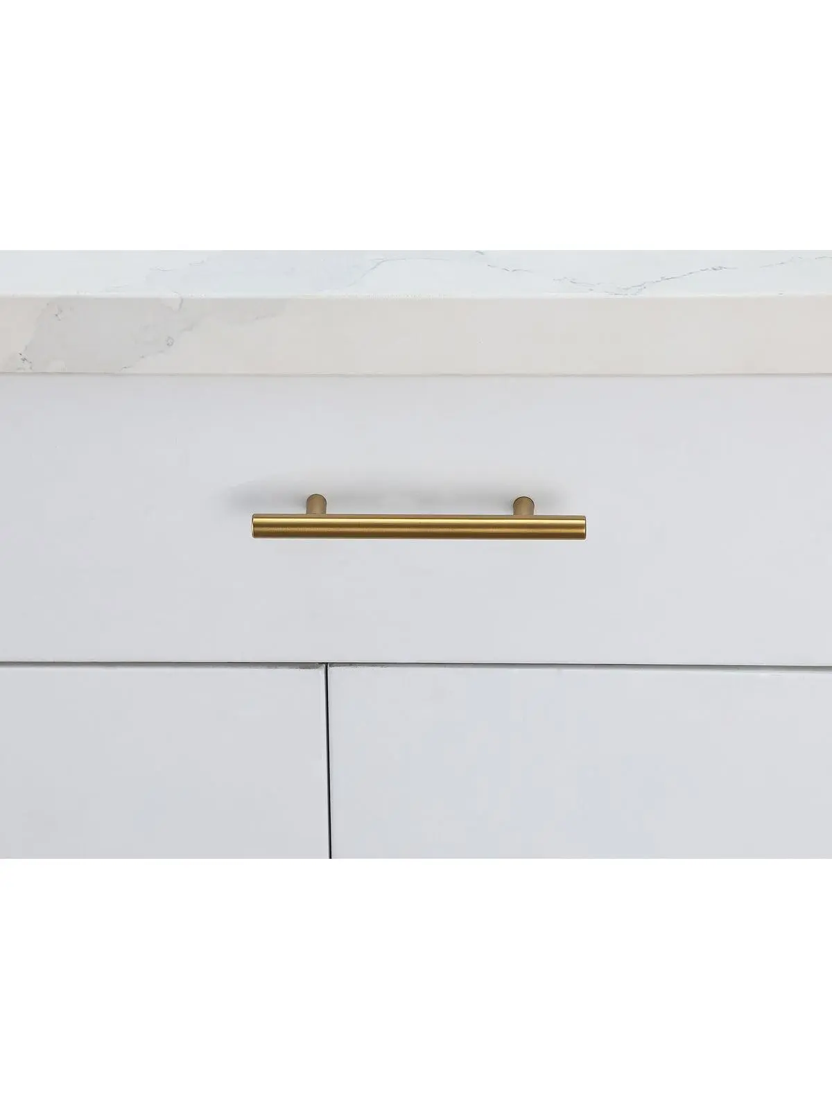 Elegant Decor PL400-4-BR-10PK 4 in. Quinn Multipack Center To Center Bar Pull, Brass - Pack of 10