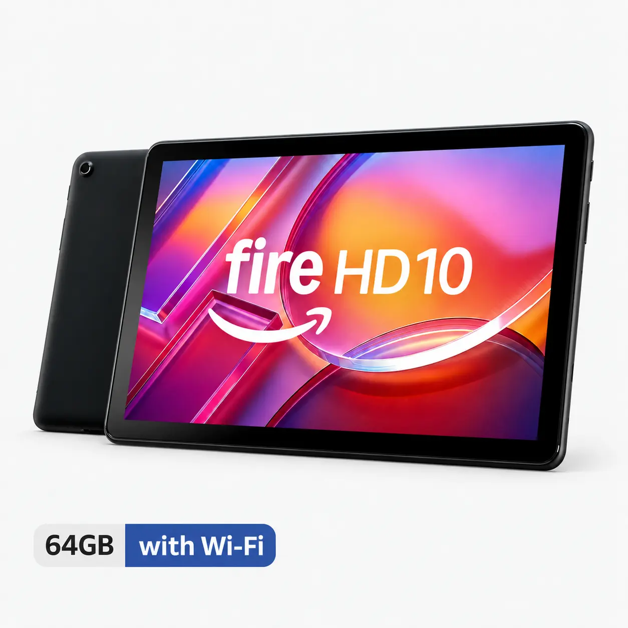 Amazon Fire HD 10 Tablet - 10.1 in Vibrant Full HD Screen, Octa-Core Processor, 4 GB RAM, 32 GB Storage, Durable Relaxation-Focused Device, Black
