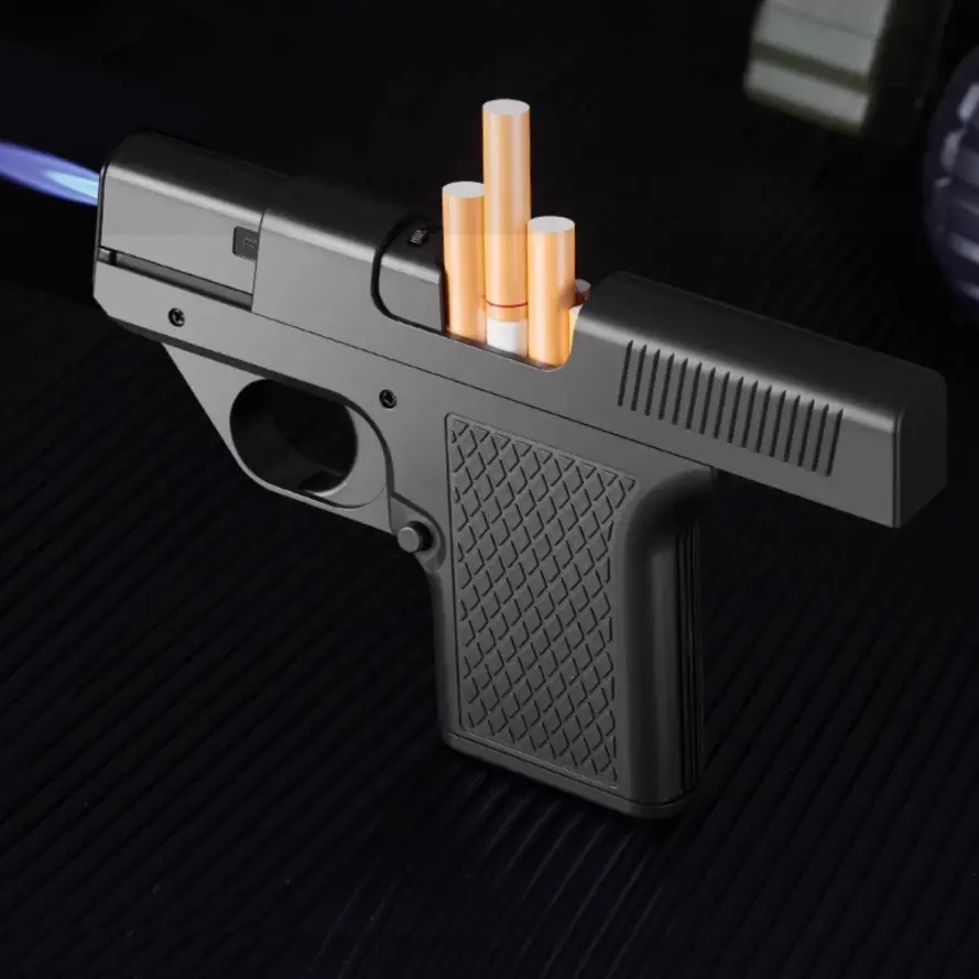 cigarette gun case with lighter Butane gas not included) Fun Creative Cigarette Case Lighter Torch Lighter Cigar Lighter Butane Torch Outdoor cigarette gun case with lighter Butane gas not included) Fun Creative Cigarette Case Lighter Torch Lighter Cigar Lighter Butane Torch Outdoor