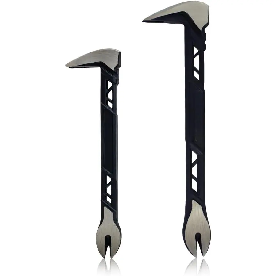 Spec Ops Tools 8" and 10" Nail Puller Cats Paw Pry Bar, High-Carbon Steel