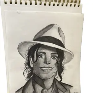 Michael Jackson Self Portrait in Charcoal & selling prints
